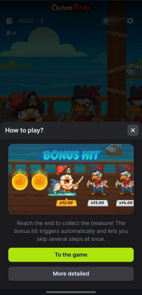 Chicken pirate mobile.