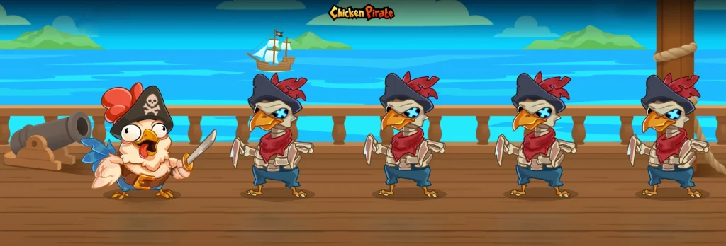 Chicken pirate online.
